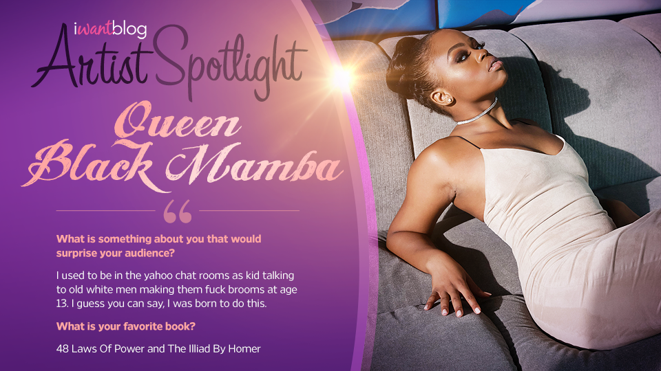 Domme Clips Queen Black Mamba Spotlight Ebony Powerful Women Aspen Aires