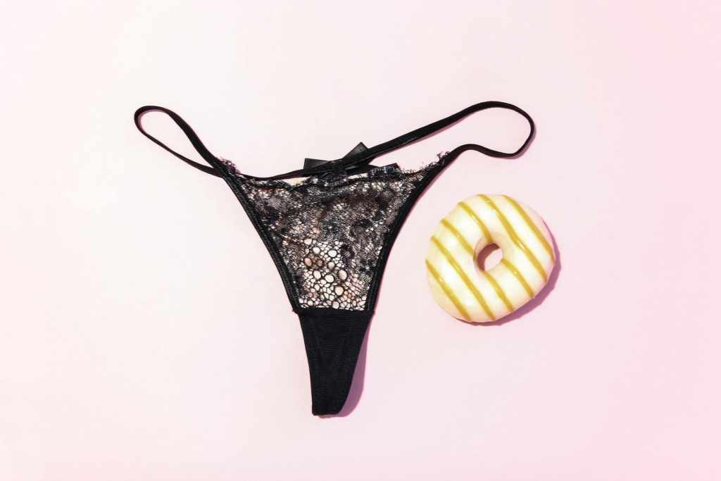 used panties used black thongs