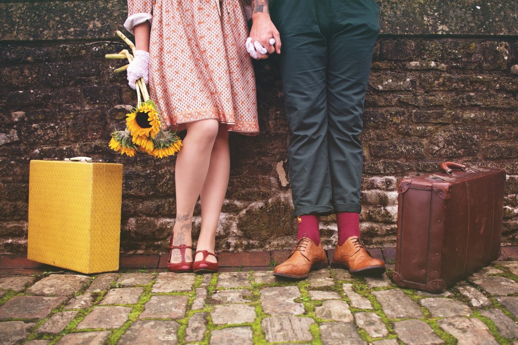 roleplay ideas a Domme and submissive standing next to each other