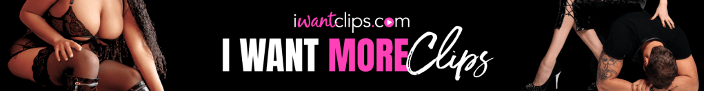Banner with a signature I WANT MORE CLIPS