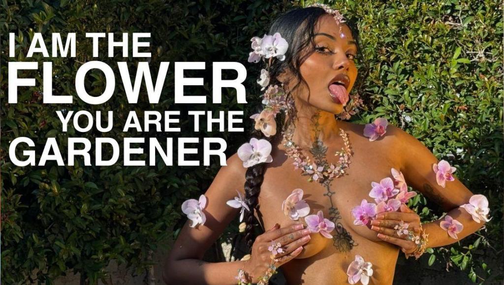 RaniPunnani banner for the clip FLOWER POWER FINDOM JOI