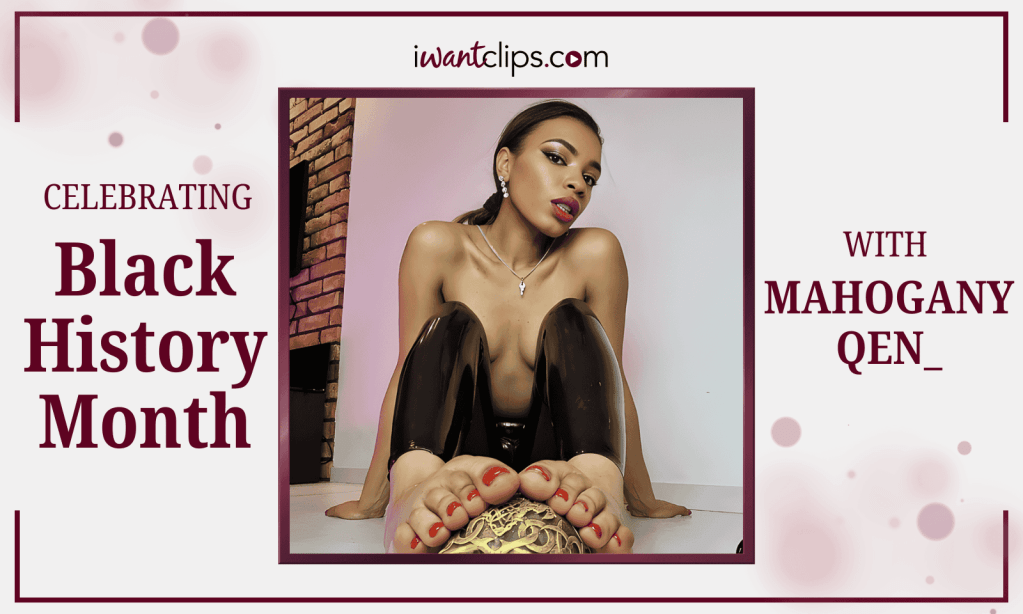 MahoganyQen_ static banner for Black History Month inverview